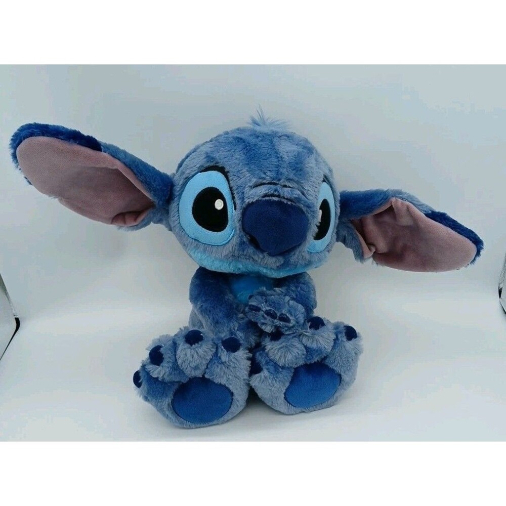 Disney Parks Stitch 10" Big Feet Floppy Ears Sitting Plush Toy Lilo and Stitch